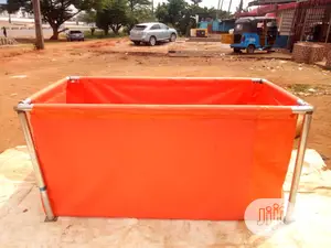 Orange Tarpaulin Fish Pond