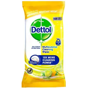 Multipurpose Wipes - Citrus Zest - 105 Large Wipes