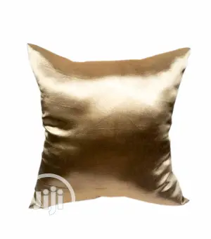 Gold Throw Pillow - 18" by 18"