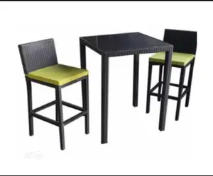 Cane Rettan Bar Table And Chair