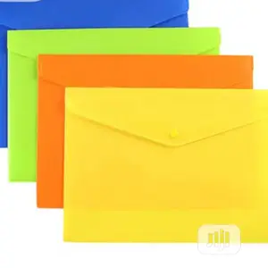 Plastic Folder File Bag (12pcs in A4 Size)