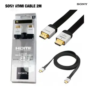Sony DLC-HE20S Slim High Speed HDMI Cable, 2 M (6.56-Feet)
