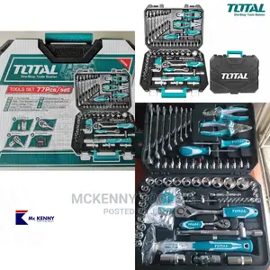 TOTAL Tools Box Multifuction Socket Set 77PCS