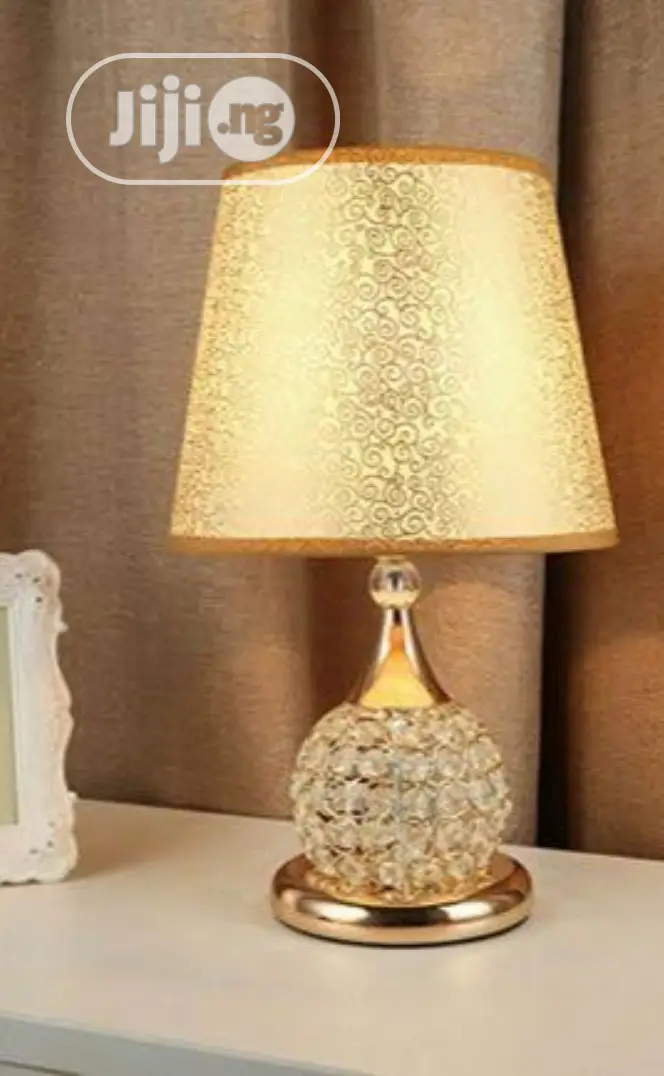 Bedside Lamp Acrelic Gold