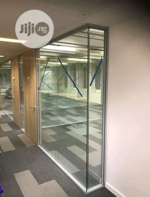 Glass Partition Office Glows.