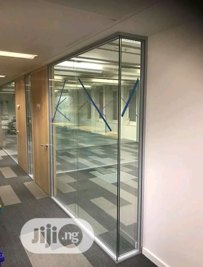 Glass Partition Office Glows.
