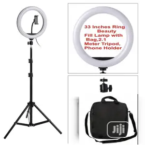 Light Dimmable 33cm LED Ring for Phones Youtube Makeup