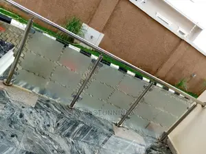 Glass Rail With Pipe Carrier