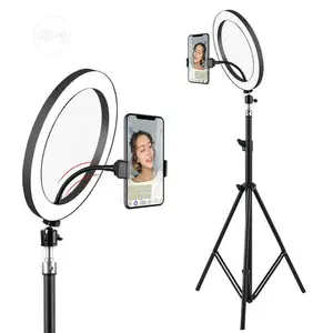 33cm LED Ring Light Dimmable With 2.1meter Tripod Bag