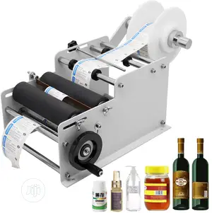 Semi Automatic Sticker Labelling Machine for Round Bottles