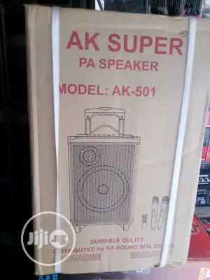 8" AK Super Rechargeable Public Address + 2 Mic BT