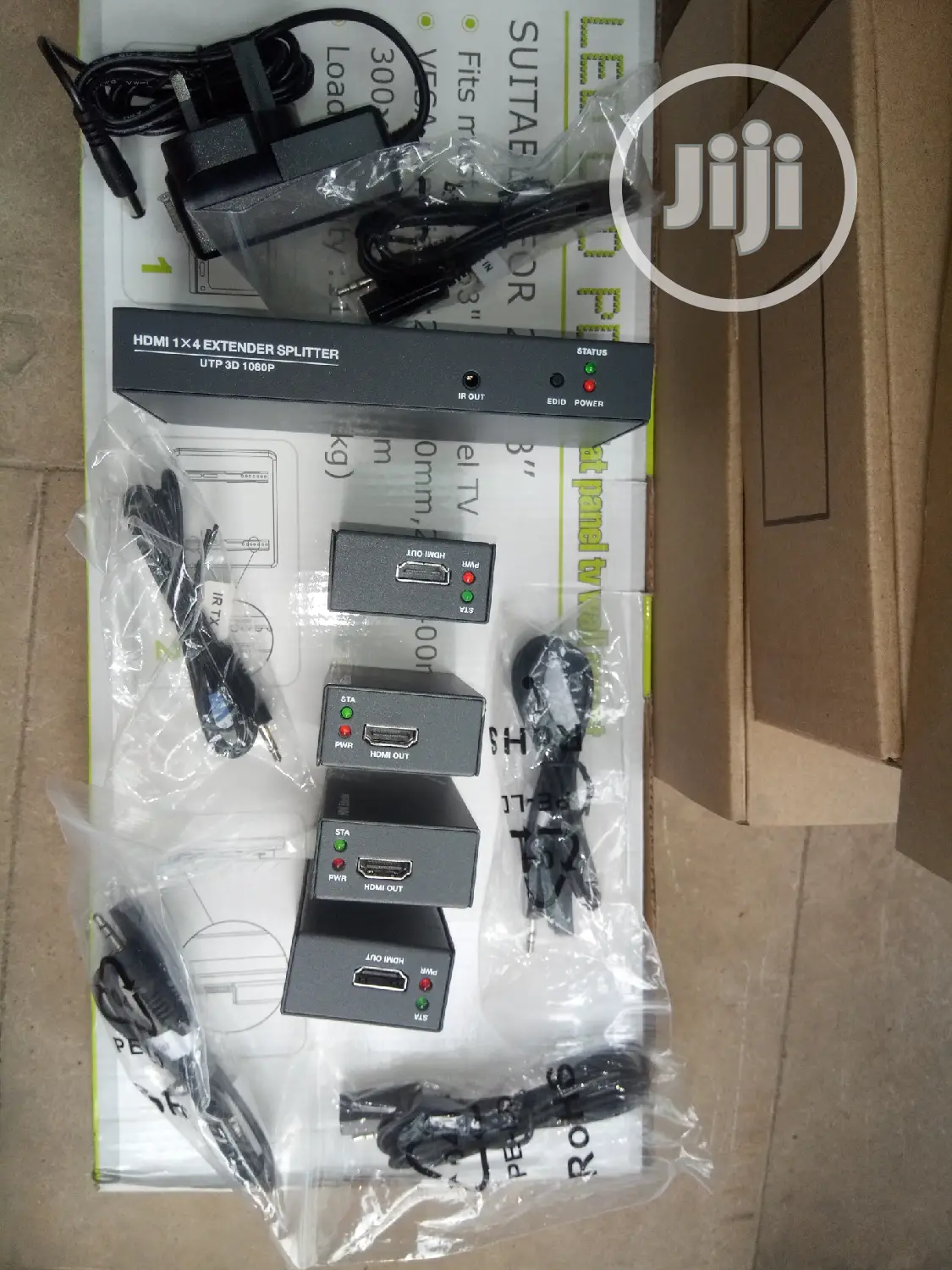 1×4 Hdmi Over Ethernet Splitter and Extender