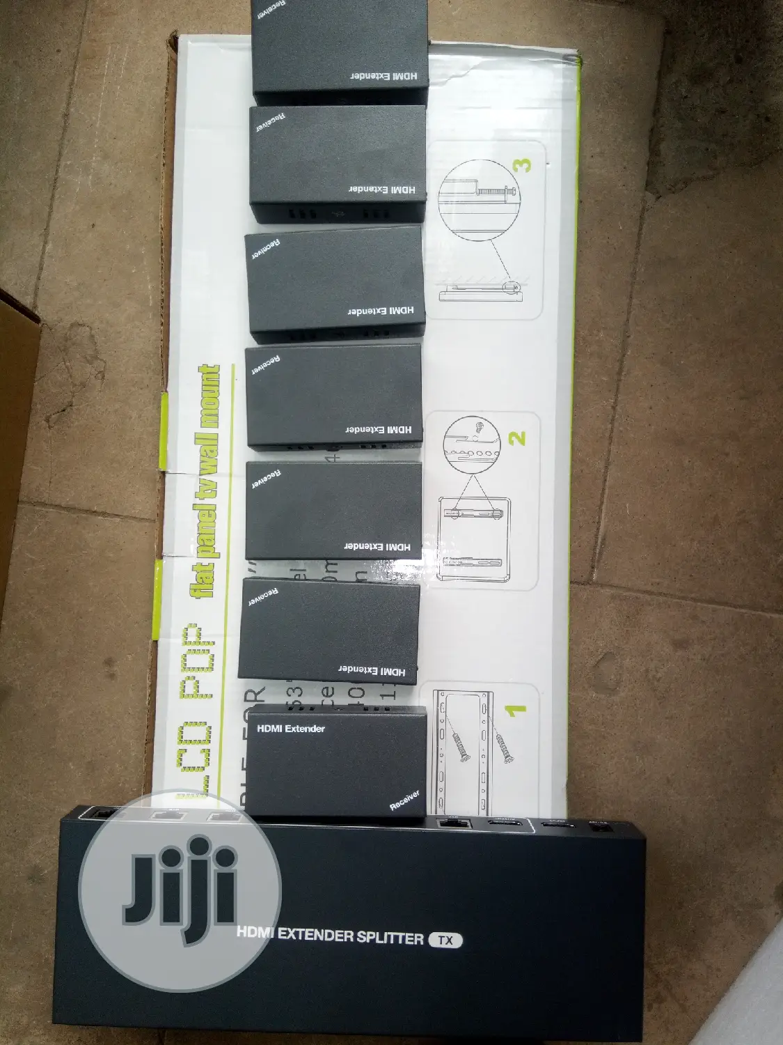 1×7hdmi Splitter and Extender Over Ethernet