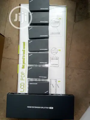 1×7hdmi Splitter and Extender Over Ethernet