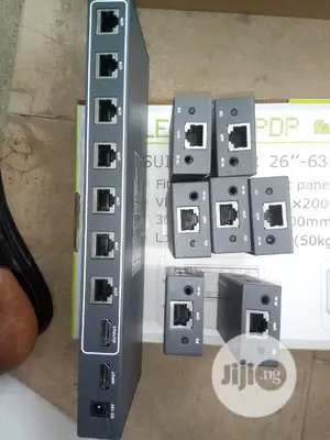 1×7hdmi Splitter and Extender Over Ethernet