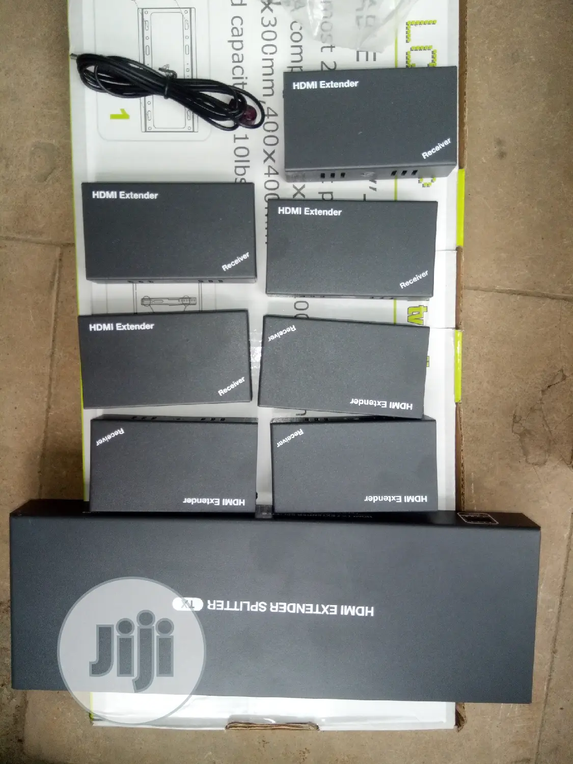 1×7hdmi Splitter and Extender Over Ethernet