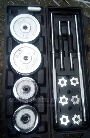 50kg Chrome Dumbbells And Barbells