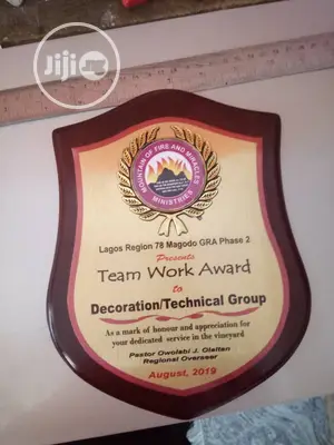 Award Plaque Glass Plaque New Design