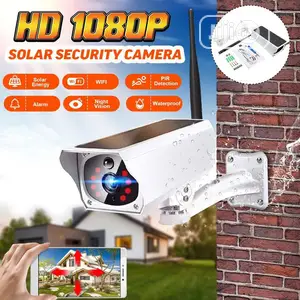 Solar Night Vision Audio PIR Alarm CCTV Battery Wifi Camera