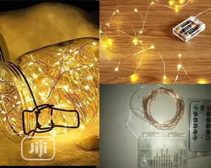 10m 50 LED Waterproof Battery Operated Copper Wire Light