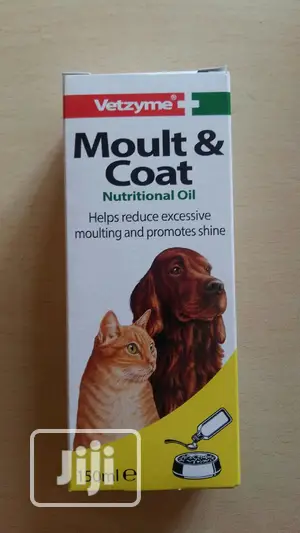 Vetzyme Moult and Coat for Cat and Dog 150ml