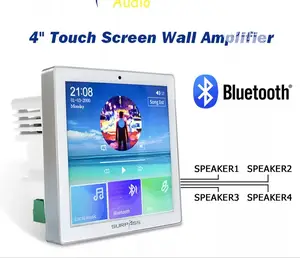 Screen Touch Bluetooth Ceiling Speaker Amplifier With Remote