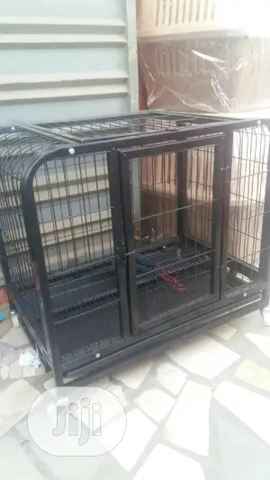Heavy Duty Pet Dog Cage With Wheels