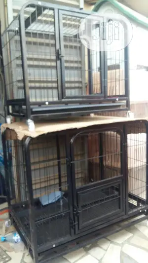 Heavy Duty Pet Dog Cage With Wheels