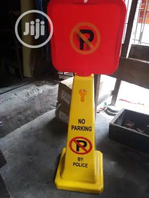 No Parking By Police Signage