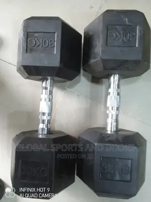 30kg Hex Dumbbell