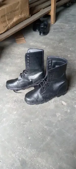 Leather Security Boots