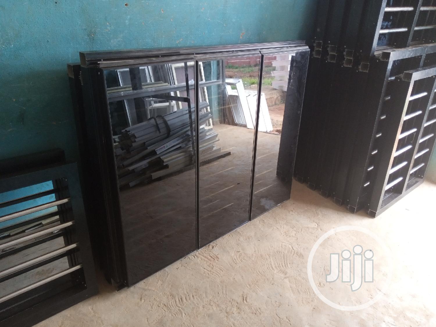 Prime Frameless Windows in Benin City Windows, Prime Aluminium System