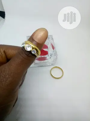 Rose Indiana Set of Wedding Ring 013 - Gold