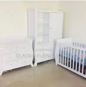 Baby Bedframe+ Baby Waldrobe+ Baby Side Drawer