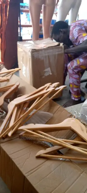 Wooden Hangers for Clothes Display