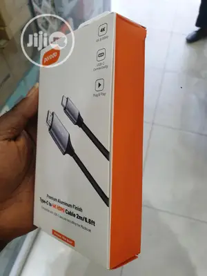 Porodo Type-C to Hdmi Cable 2m 6.6ft 100% Original