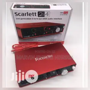 Scarlett Usb Audio Interface Sound Card Pro for Recording