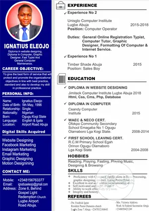 Ict Expert and Website Developer