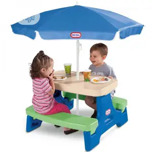 Easy Store Junior Picnic Table With Umbrella (4seater)