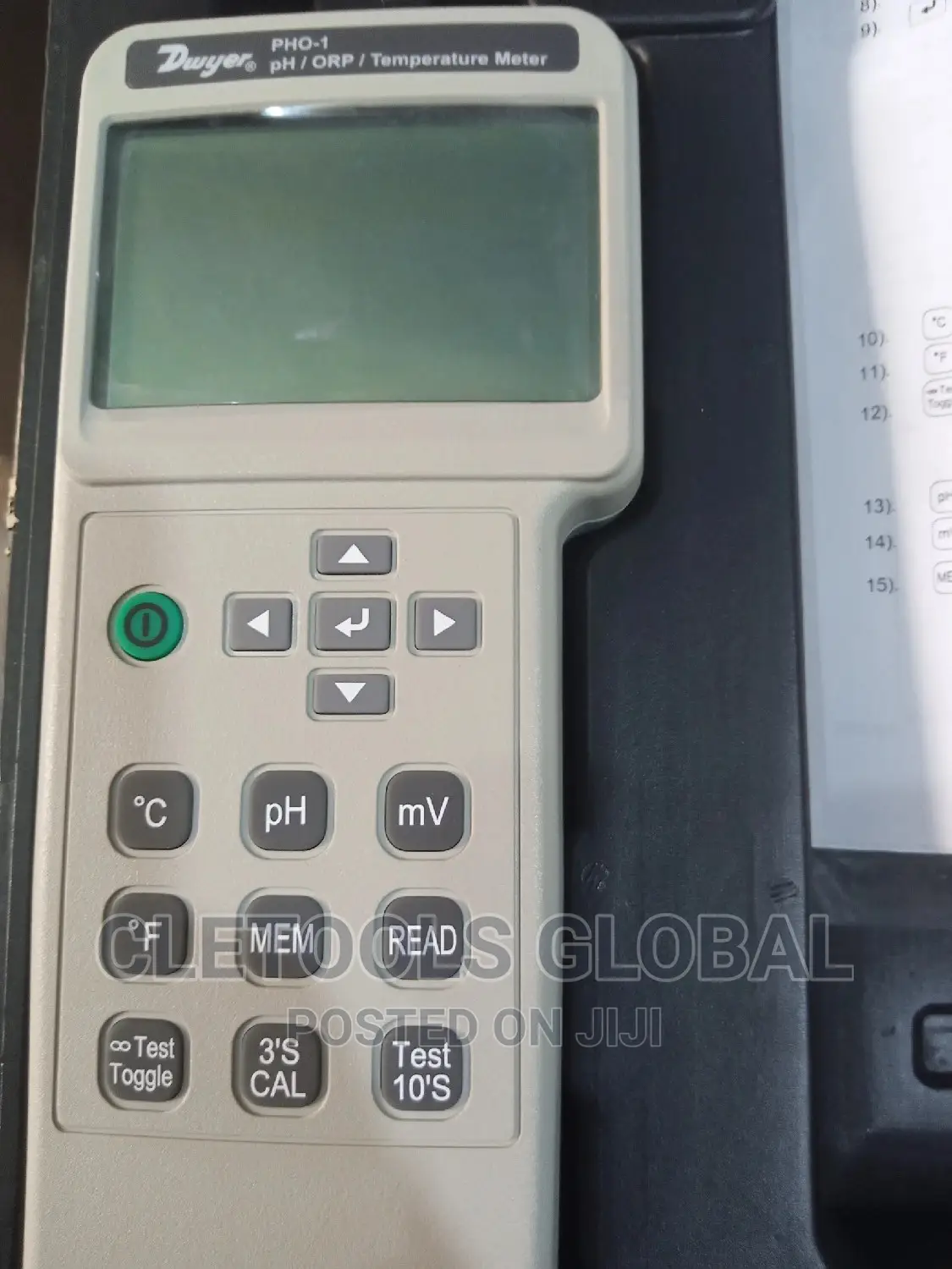 Dwyer Pho-1k Ph / Orp/ Temperature Meter