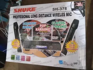 Sh 378 Shure Double Wireless Microphone