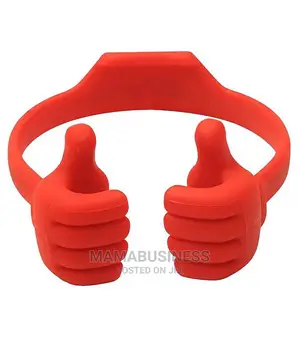 Thumbs Up Ok Stand for Mobile Phones and Tablets Red