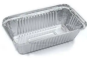 100 Aluminium Disposable Foil Plate - Big