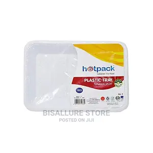 Hotpack Rectangle Plastic Tray -Size 1 to 5