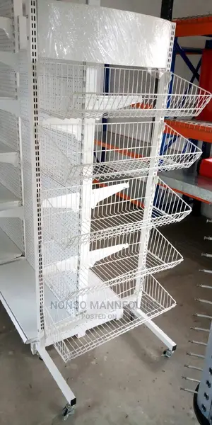 Shelves Shopping Baskets Rack