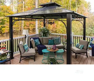 Decking With Gazebo Constuction