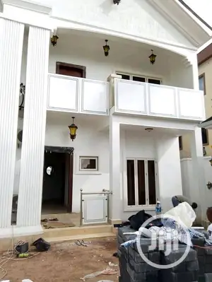 Stainless Handrail Glass Frosted Designed Balcony