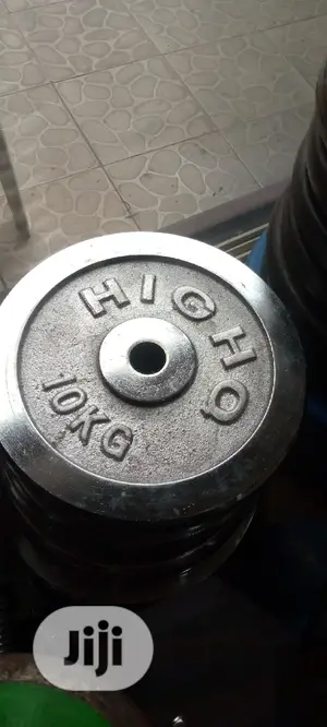 New 10kg Pair Chrome Dumbbell Plates Available