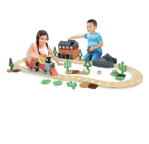 Waffle Blocks Steam Train