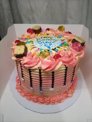 7"4 Birthday Cake